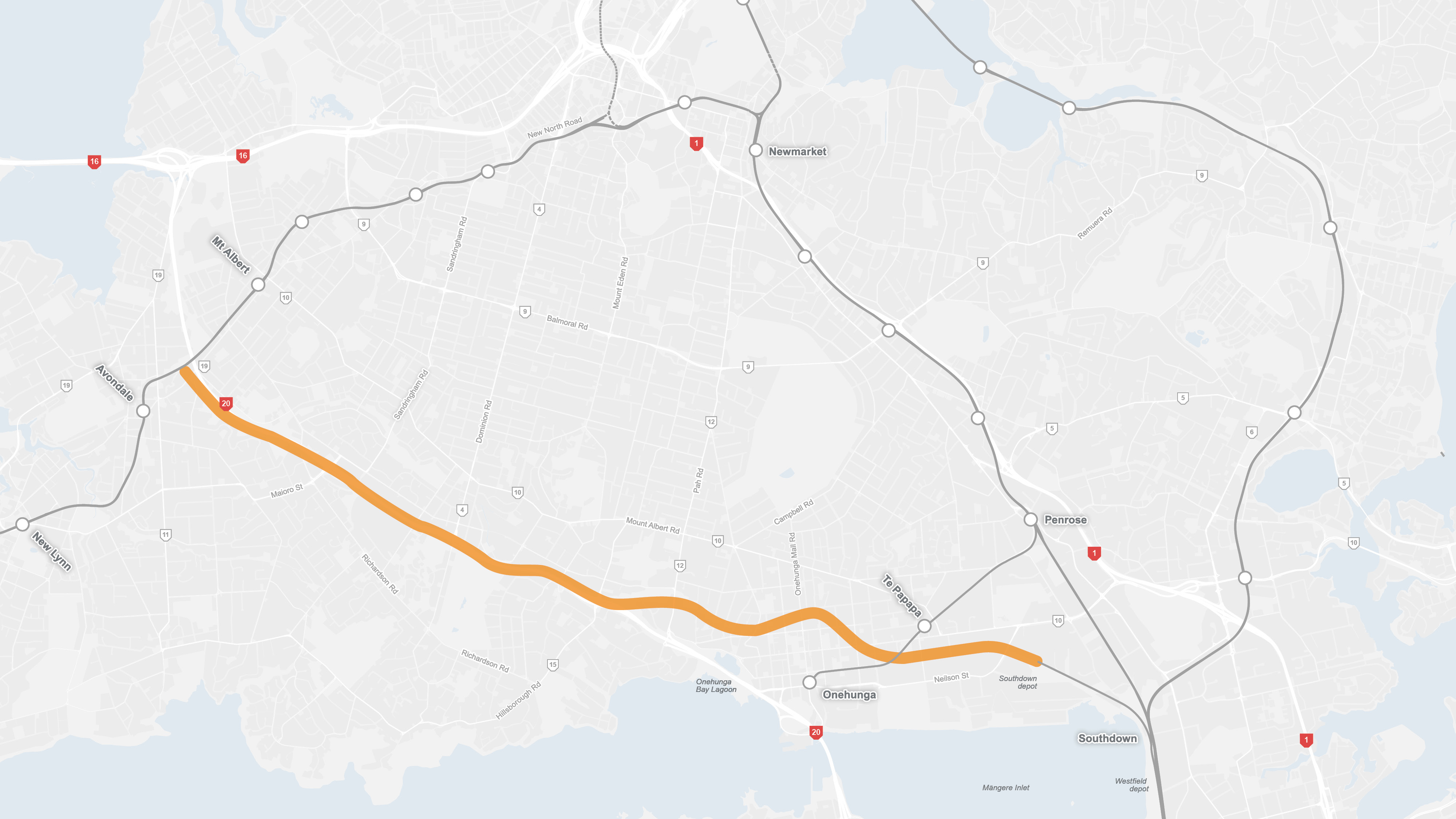 Avondale to Southdown web without key