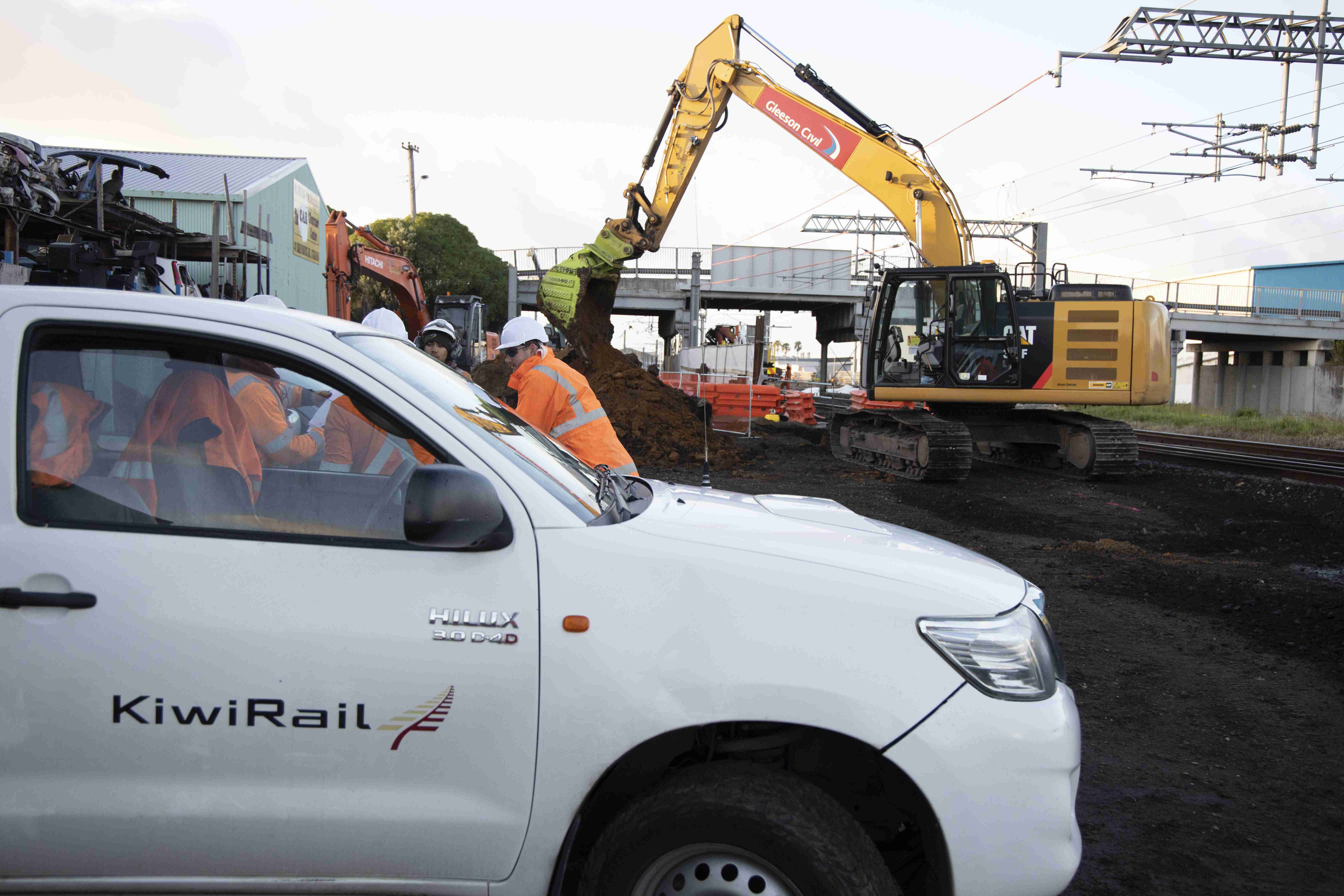 Crew at Otahuhu