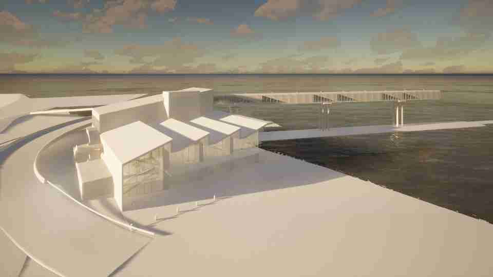 Artist impression wellington terminal