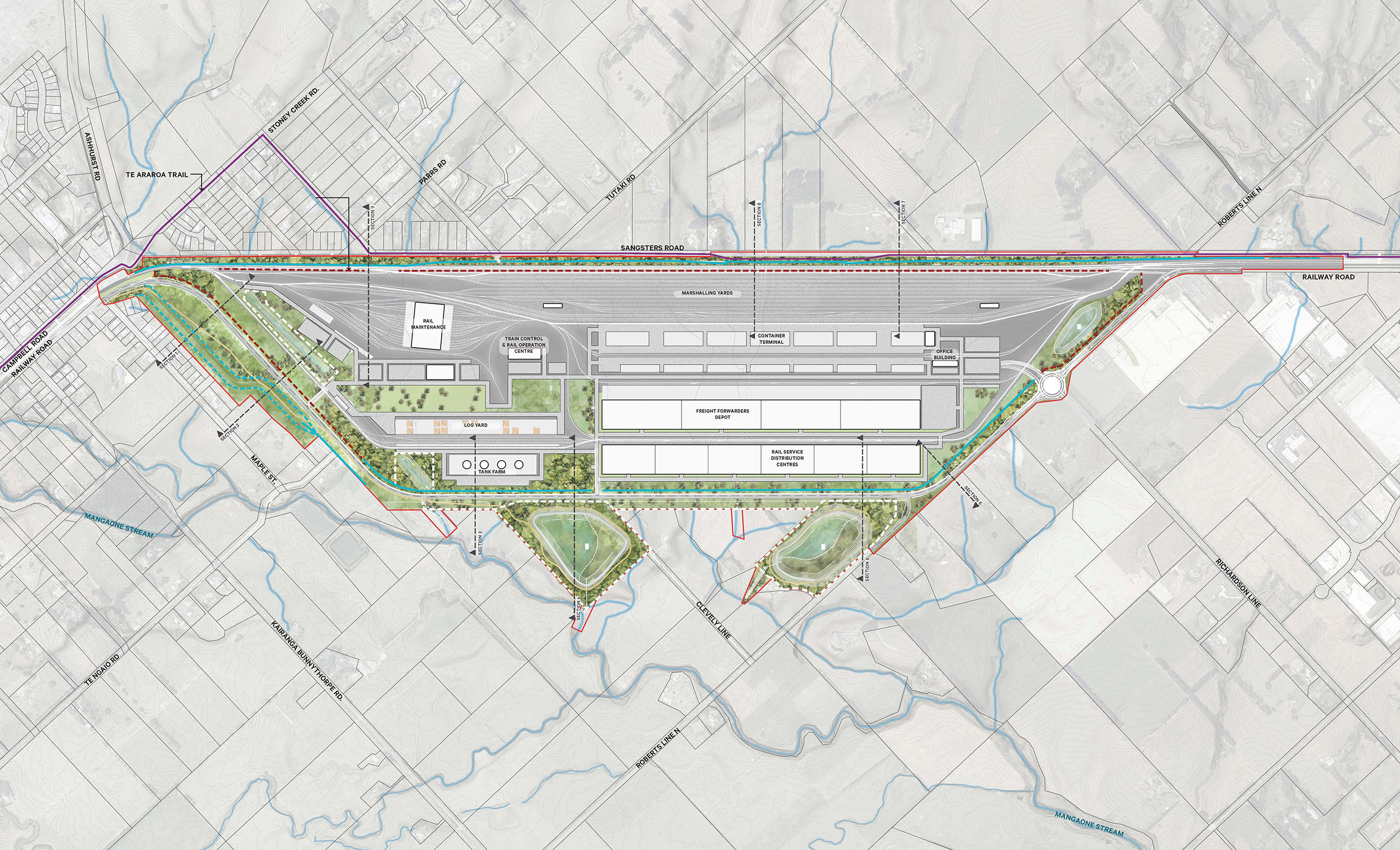 KiwiRail PN Freight Hub Masterplan