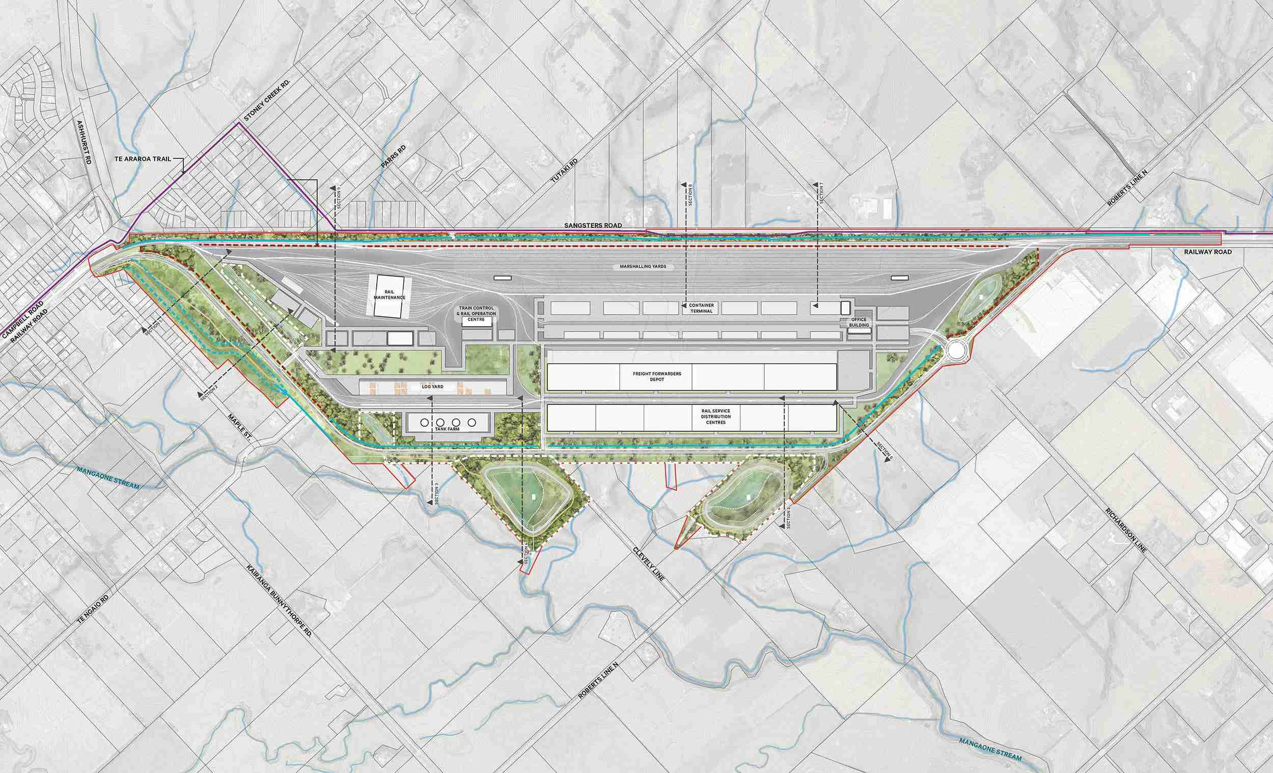 KiwiRail PN Freight Hub Masterplan