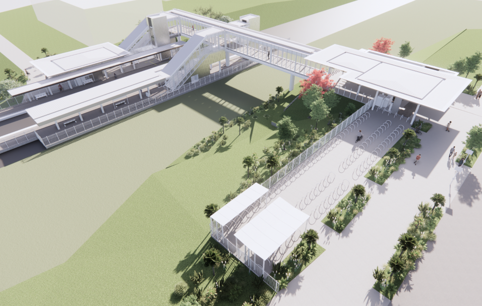 Artists impression of Paerata station