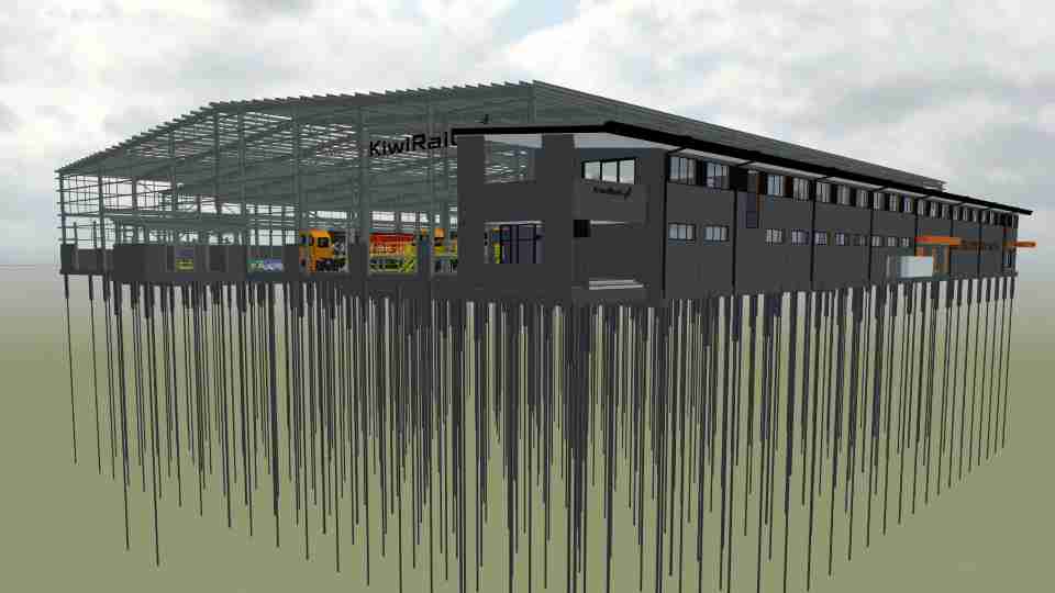 Waltham hub piles