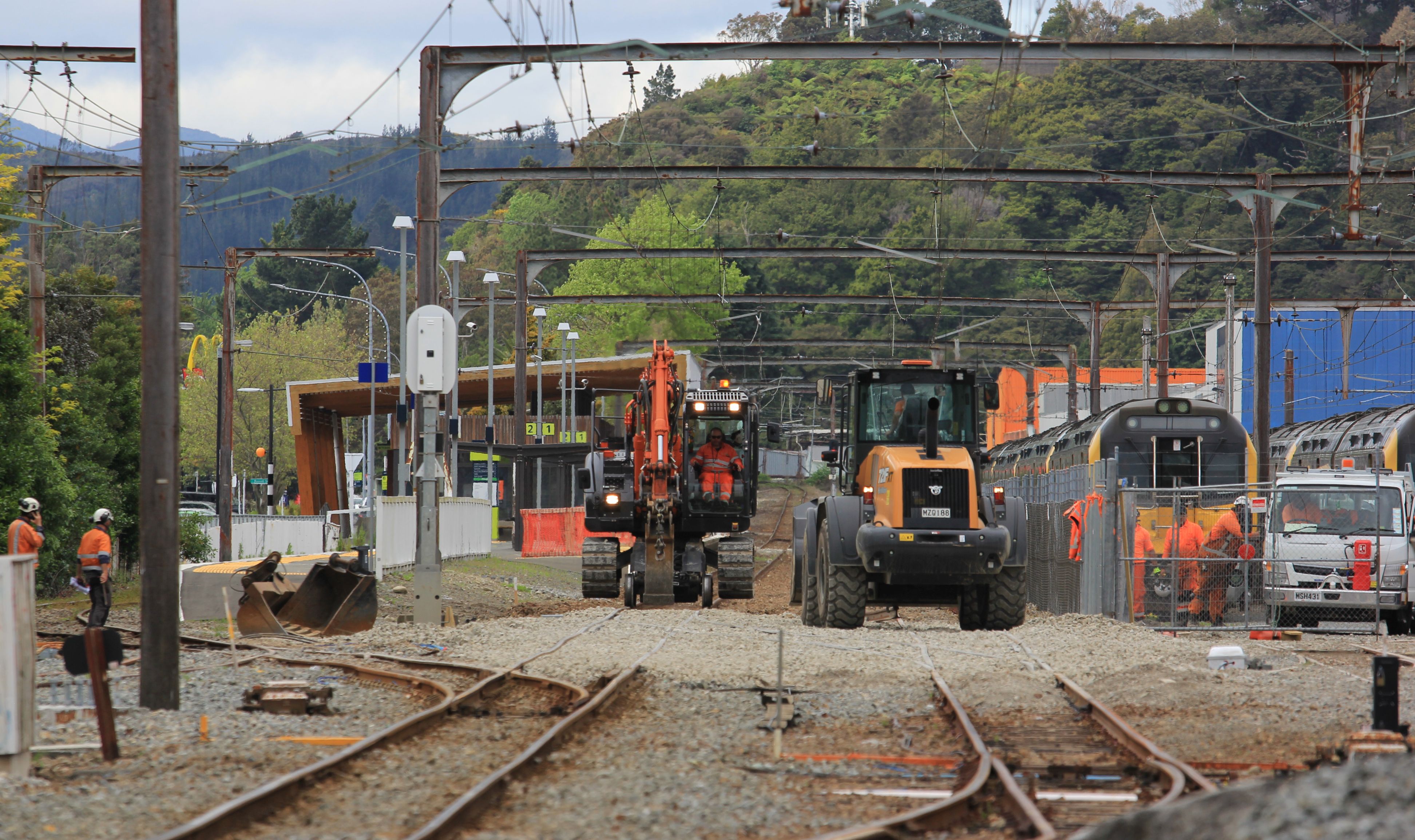 Upper Hutt station works
