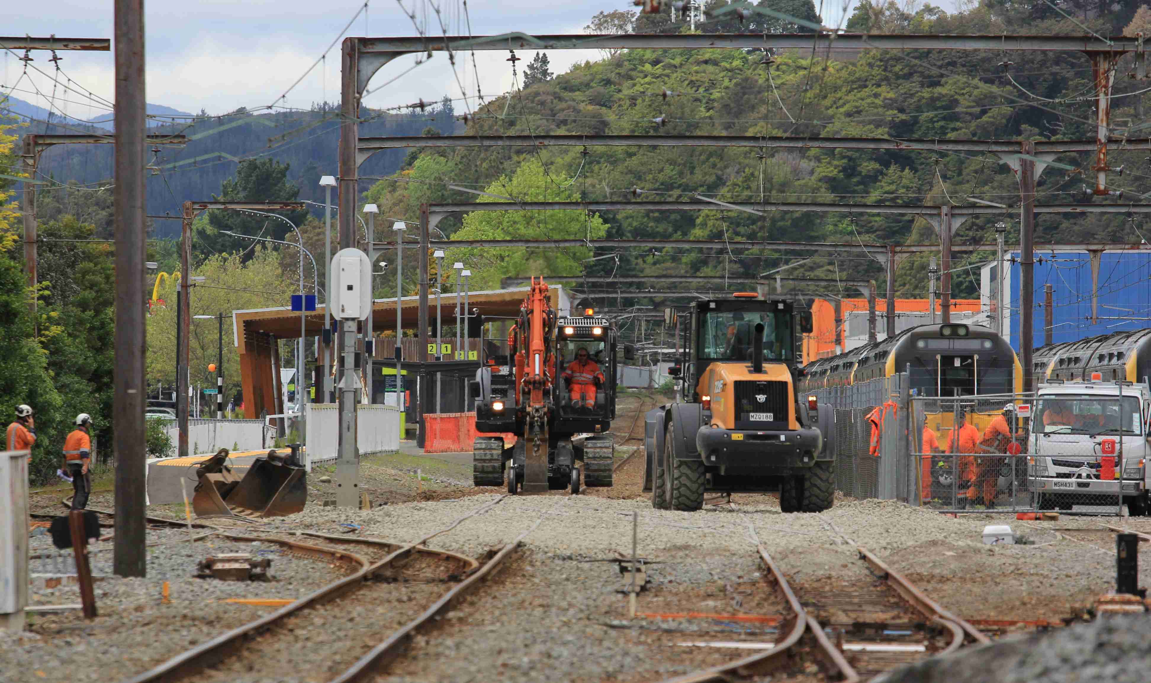 Upper Hutt station works