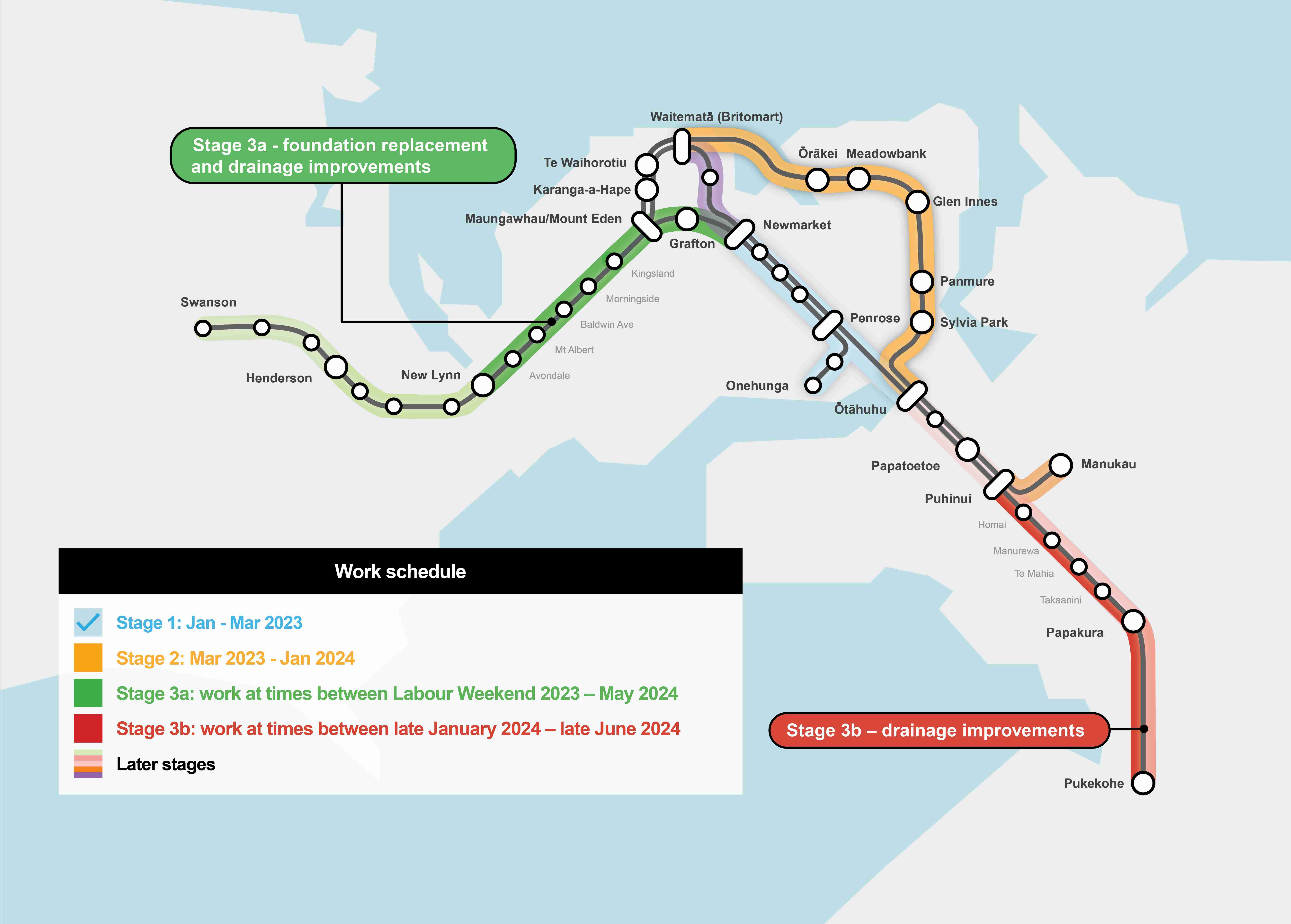 RNR Stage 3 works map