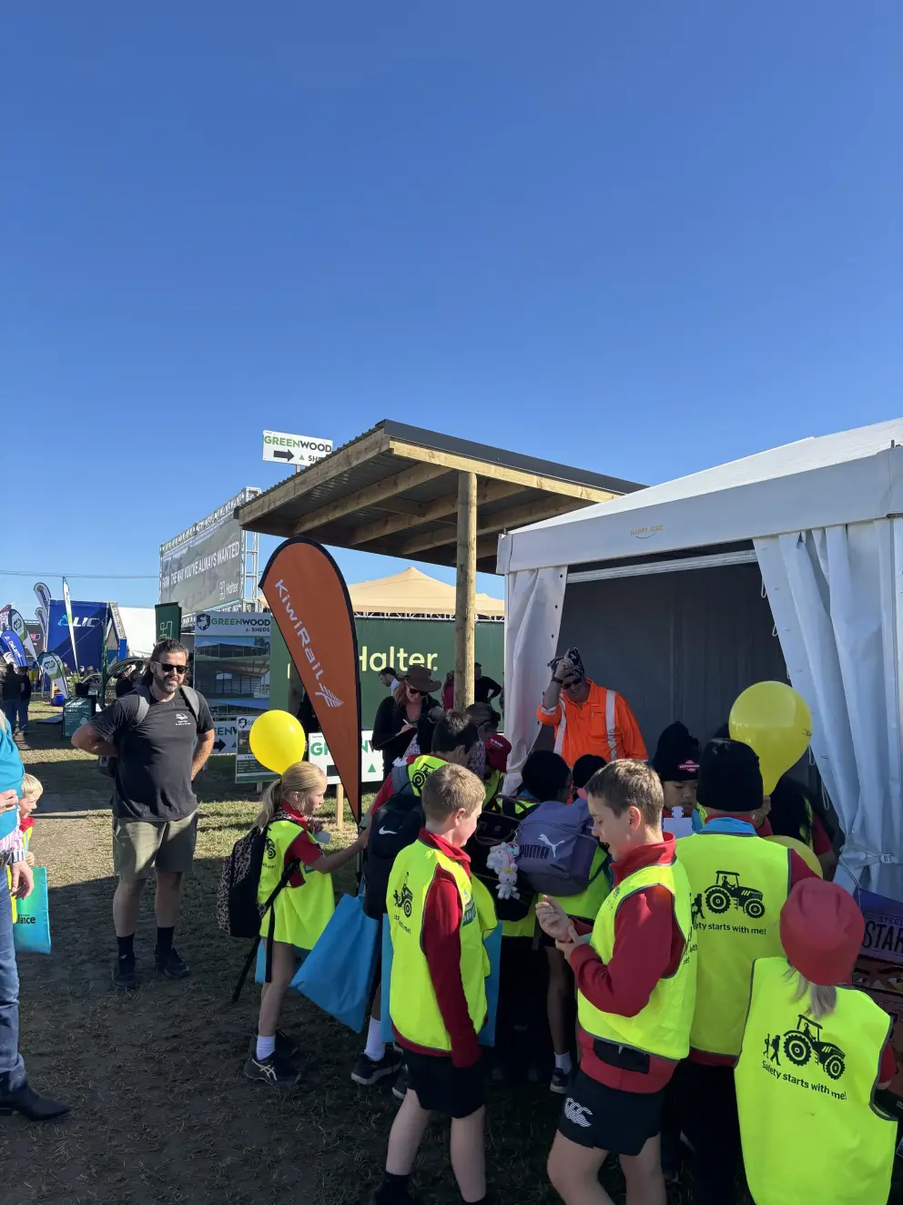 Kids at field days