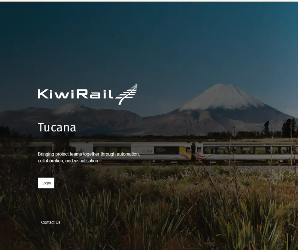 Tucana landing page screenshot